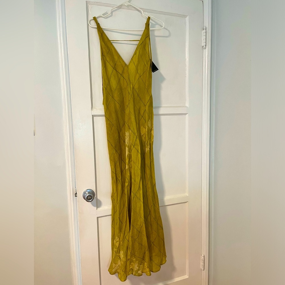 Massimo Dutti maxi dress- 100% cotton, made in Portugal, fully lined.